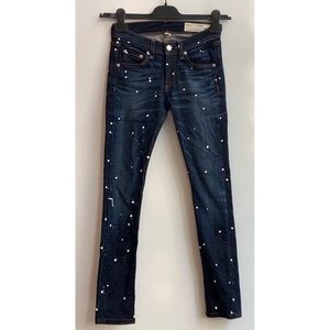Rag & Bone Paint Splatter Jeans size 24
